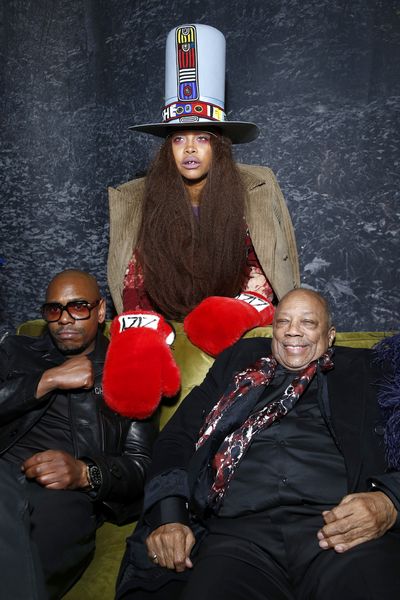 Dave Chappelle, Erykah Badu and Quincy Jones attend the Universal Music Group's 2018 After Party in NYC