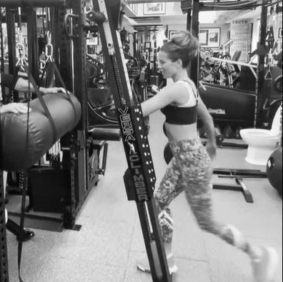 Kate Beckinsale workout 