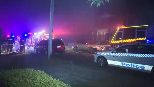 The resident was found unconscious in the property underneath a number of household items. Picture: 9NEWS.