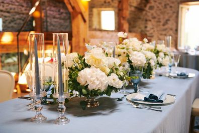 guests steals or repurposes wedding flowers