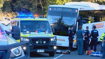 An 11-year-old boy has died after he was hit by a bus while riding his bike on the Sunshine Coast in Queensland.