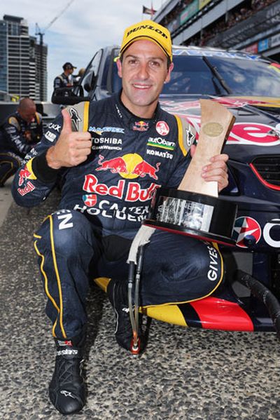 However, the suspension meant Jamie Whincup claimed both races. (Getty)