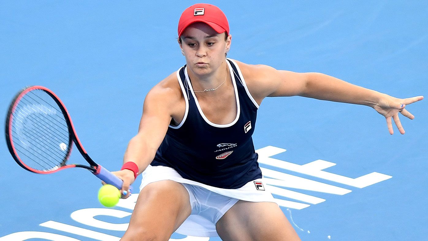 Ashleigh Barty loses to qualifier Jennifer Brady at Brisbane International