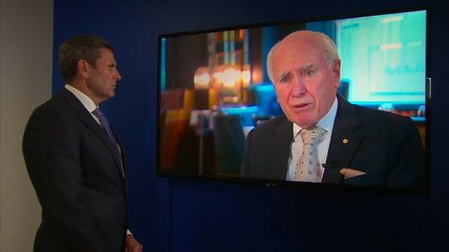 Mr Howard spoke with Chris Uhlmann from London. (9NEWS)