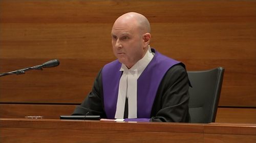 Chief Judge Peter Kidd's sentencing remarks were broadcast live.