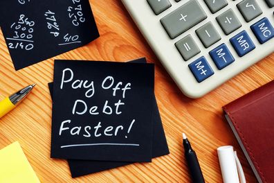 Paying off debt fast note