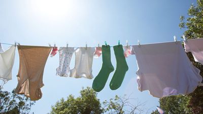 Peg tip for faster drying clothes