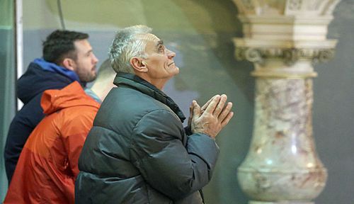 A Mass for Slobodan Praljk in The Basilica of the Sacred Heart of Jesus church in Zagreb, Croatia. (Photo: AP).