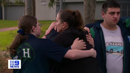 Parent Annie Basel said students were "devastated." after the fire at the Melbourne school.