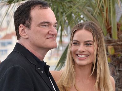 Quentin Tarantino and Margot Robbie