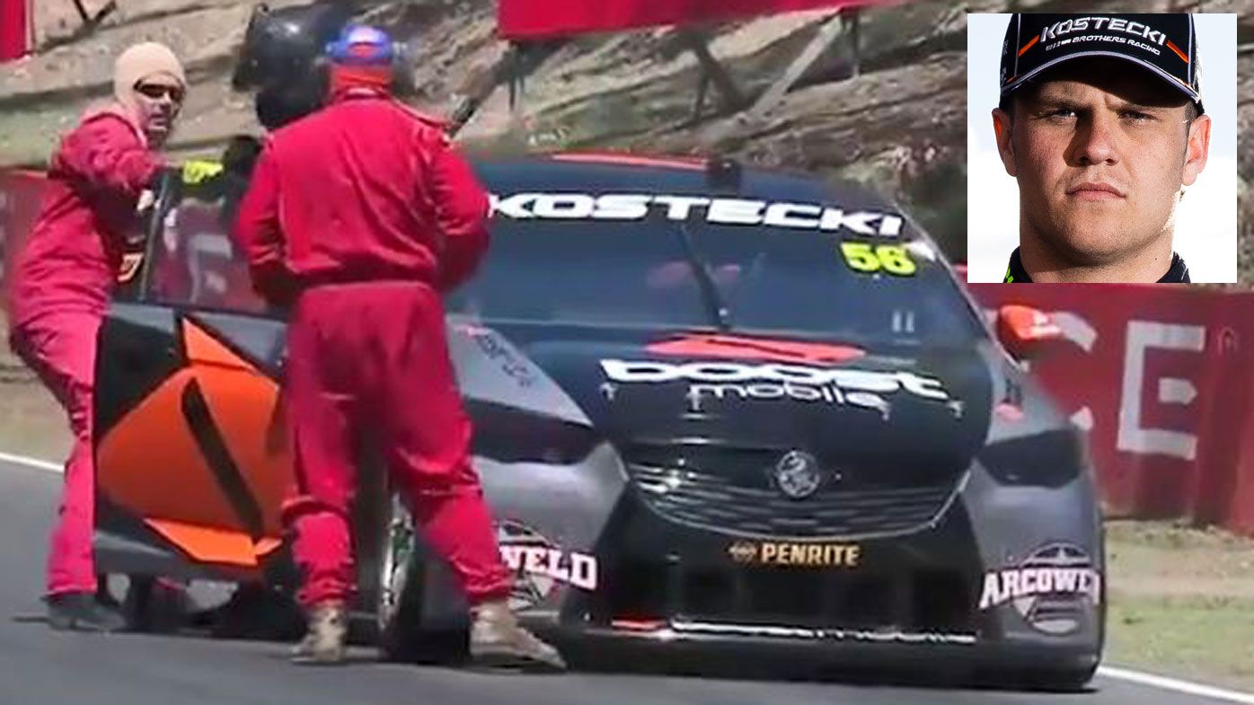 Brodie Kostecki's Bathurst 1000 marred by carbon dioxide cool suit incident