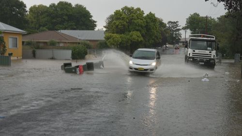 Severe thunderstorm hits Orange leading to flash flooding.