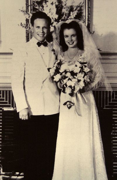 Norma Jeane's first marriage, 1942