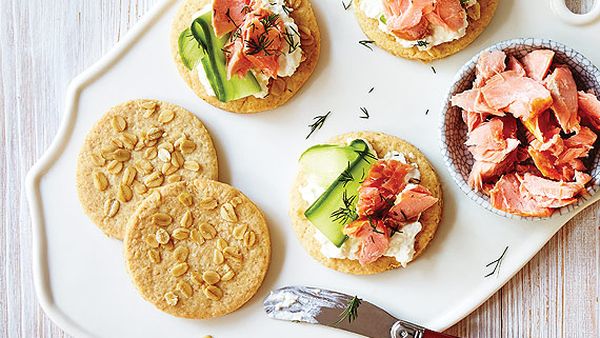 Karen Martini's oat and quinoa crackers