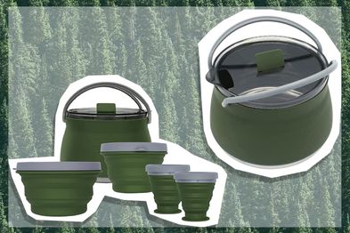 9PR: Willa + Woody Collapsible Camping Kettle Set