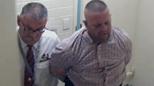 , Dramatic moment prisoner jumps dock in Adelaide courtroom, 