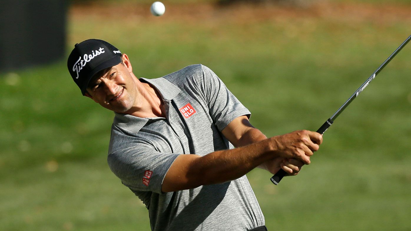 Adam Scott has a share of the lead after the opening round of the Safeway Open.