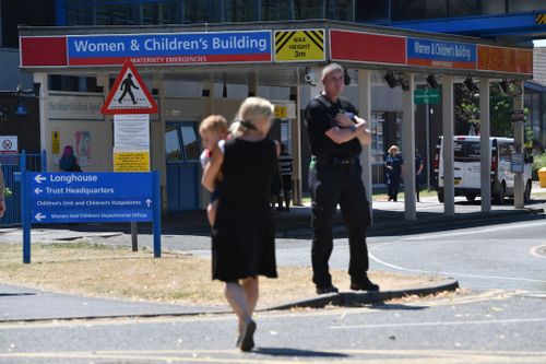 Police have been placed at the hospital after the arrest was made. Picture: Getty