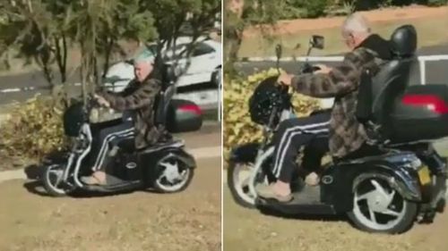 The scooter gave Mr McPherson his independence. Picture: 9NEWS