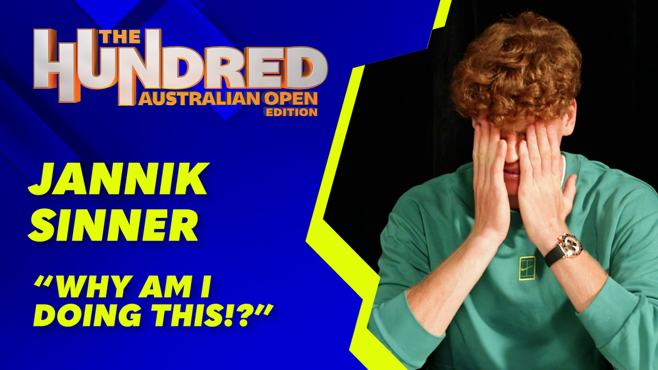 The Hundred Australian Open Edition Season 2025 Sinner can't handle the