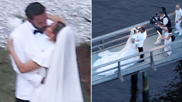 Jennifer Lopez and Ben Affleck&#x27;s wedding.