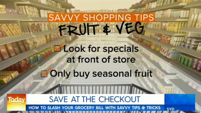 When it comes to fruit and veg, try and buy in season.