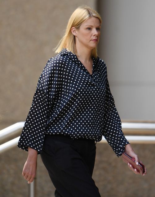 Leanne Russell arrives to the NSW Supreme Court on Wednesday. (AAP)