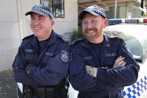 Luke (right) was nominated for a bravery award for his actions at Nepean Hospital. 