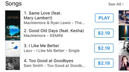'Same Love' has shot to number one on the Australian iTunes charts. (9NEWS)