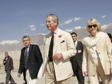 Prince Charles and Camilla, Duchess of Cornwall in Pakistan in 2006