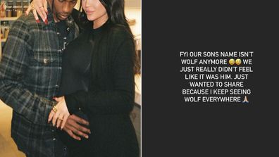 Kylie Jenner has announced their baby is no longer called Wolf