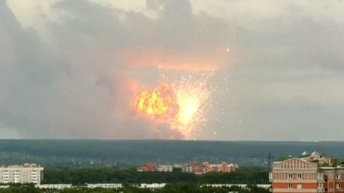 Five employees of Russia's atomic agency were killed in the blast at a military test site in northern Russia.