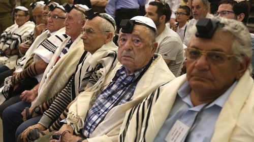 Group of Holocaust survivors have their Bar Mitzvahs, 70 years after WWII
