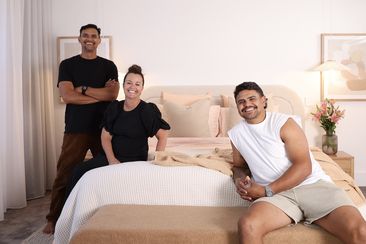 The Block: Andy and Deb renovate NRL star Latrell Mitchell home