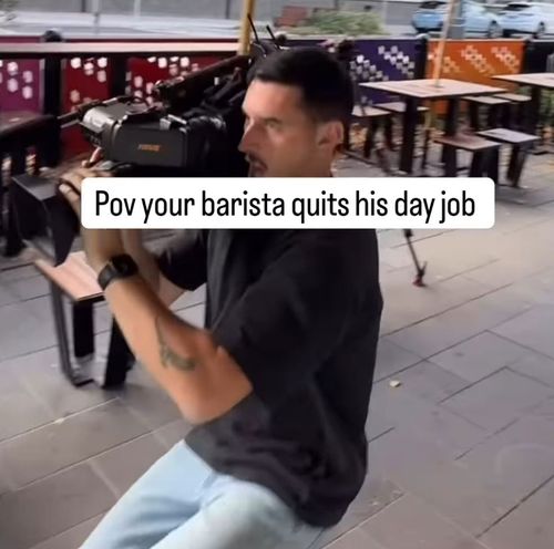 The Daily Cafe and Foodstore became inundated with journalists, visitors and cameramen hoping to score a hot coffee and breakfast before Erin Patterson's latest day in court.