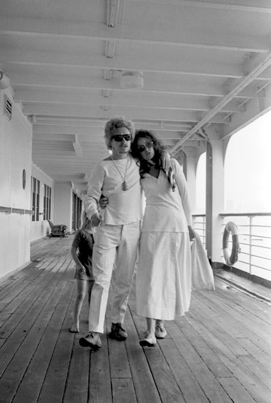 Brett, Wendy and Arkie Whiteley arrive in Sydney on 2 November 1969.