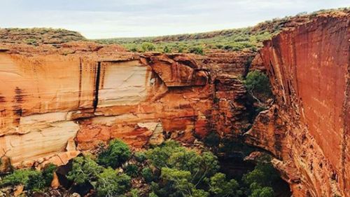 Kings Canyon Rim Walk is located around 300km south of Alice Springs.