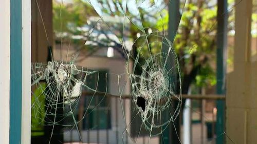 A school in Adelaide's southern suburbs has been attacked by vandals who smashed 70 windows and left 100 golf balls on the ground.