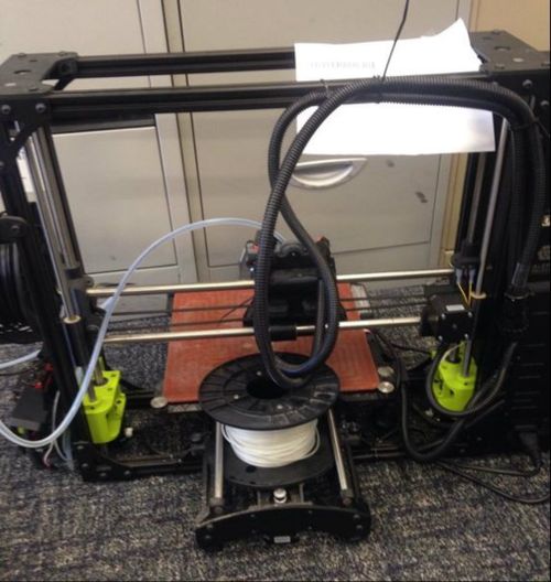 The 3D printer used to produce the guns found on the Sunshine Coast.
