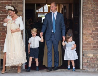 Prince Louis was christened on July 9 in 2018. 