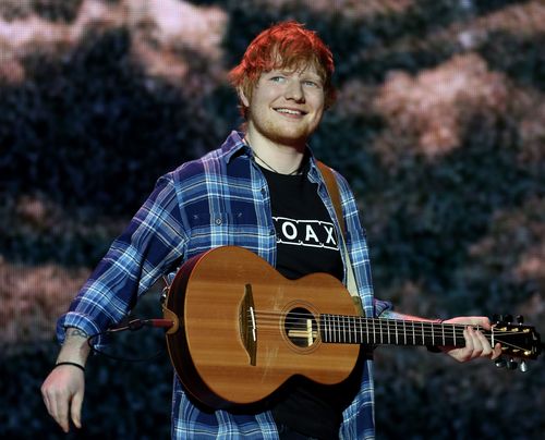 Ed Sheeran's Shape of You shot to number one on the Aria Charts and stayed there for a record of 15 weeks. (AAP)