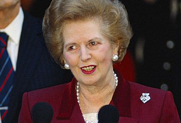 How long did Margaret Thatcher serve as the UK's first female prime minister?