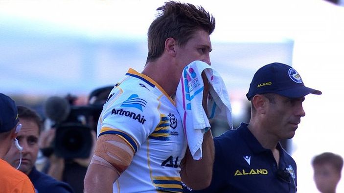 Parramatta sweats as key Eel Shaun Lane rushed to hospital injured