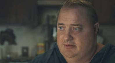 Brendan Fraser as lead character Charlie in The Whale.
