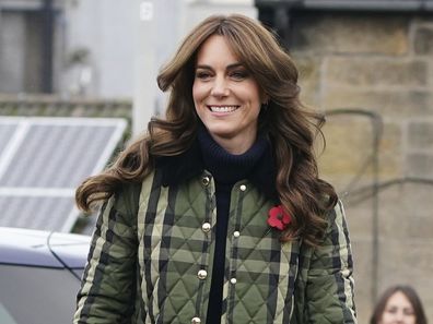 Britain's Kate, Princess of Wales, known as the Duchess of Rothesay when in Scotland, visits Outfit Moray, an award-winning charity delivering life-changing outdoor learning and adventure activity programmes to young people in Moray, Scotland, Thursday Nov. 2, 2023. 
