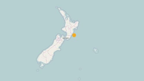 Strong preliminary magnitude 5.4 earthquake strikes off coast of New Zealand's North Island
