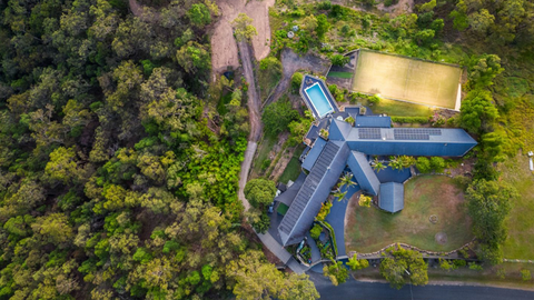 Arrow-shaped home high-flyers mansion Tallai Gold Coast Queensland Domain 
