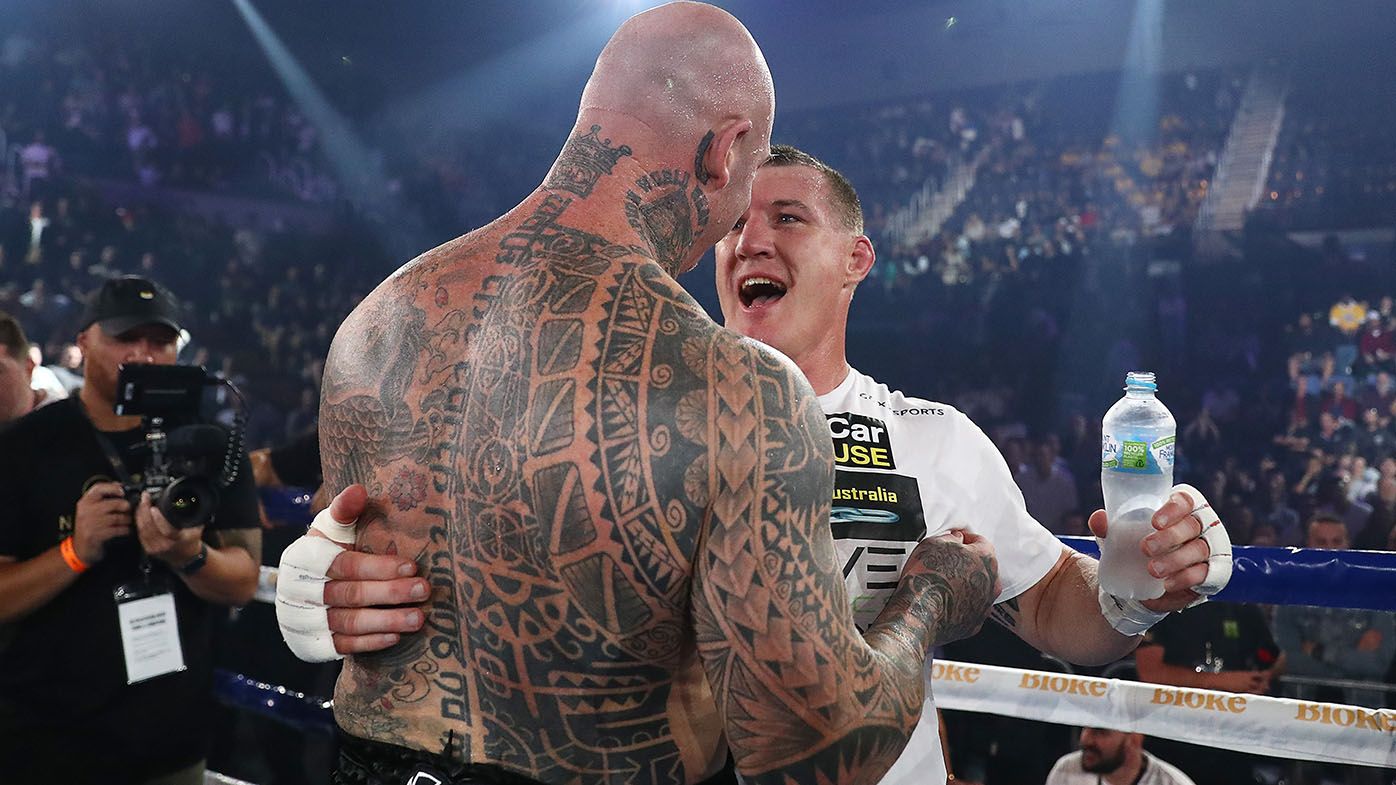 Paul Gallen says he was scared before fighting Lucas Browne, as he was before footy