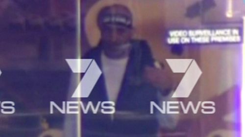 The man allegedly holding an undisclosed number of people hostage. (Seven Network)