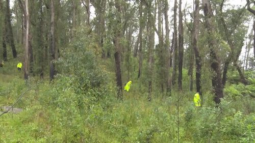 Wet weather has hampered the search for Charlise Mutten.